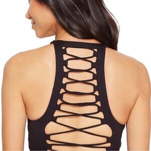 ALO Yoga Black Strappy Tank